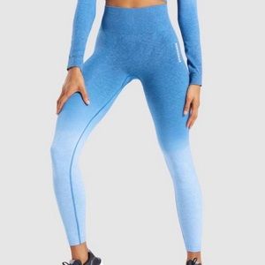 Gymshark ombre blue leggings